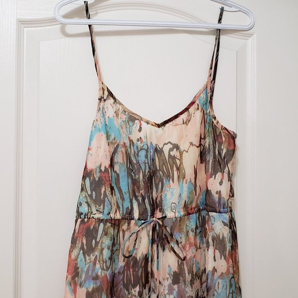 French Connection side slit maxi dress with tie detail on front and back - Picture 4 of 8